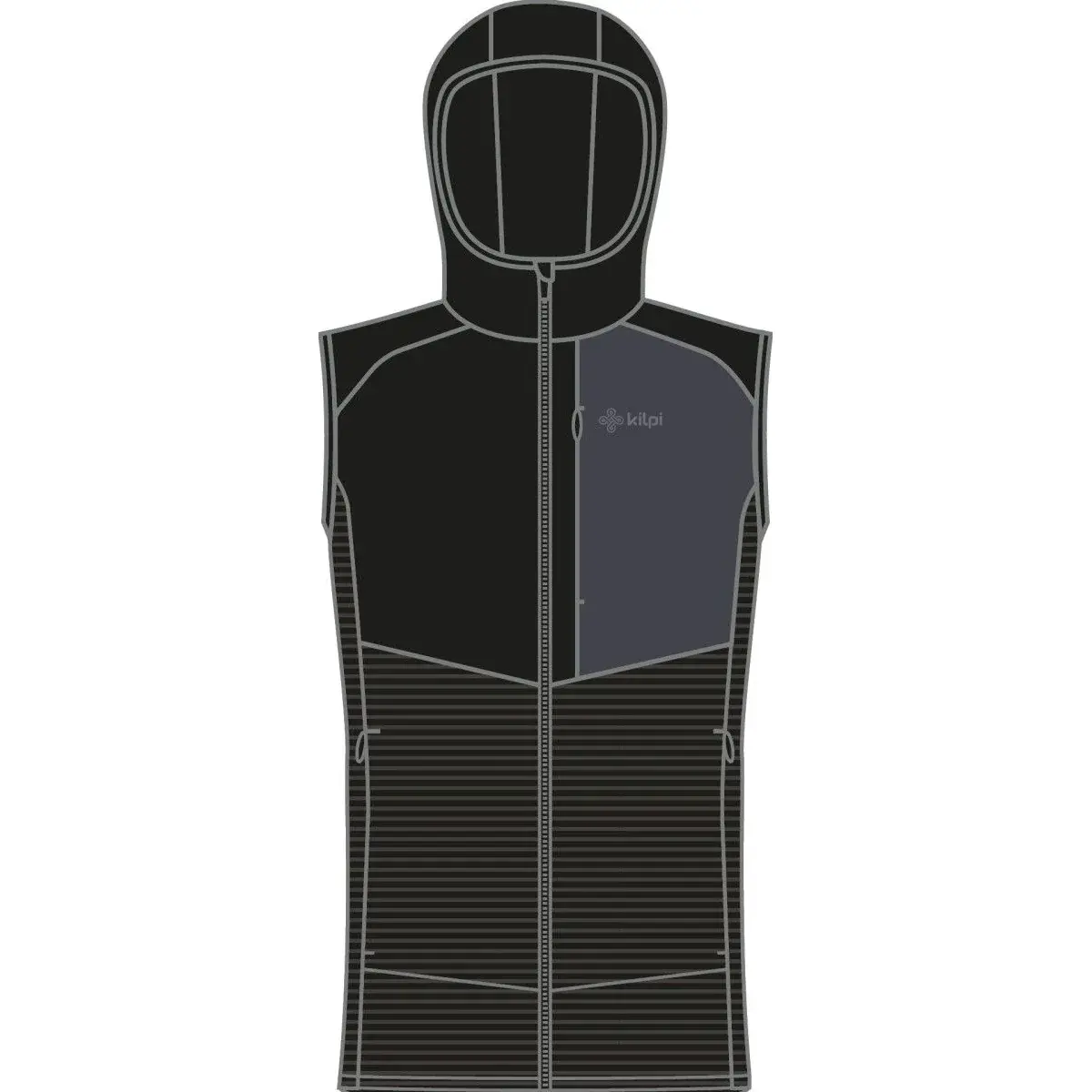 Kilpi Herren-Sportweste Kilpi Lenia-W schwarz