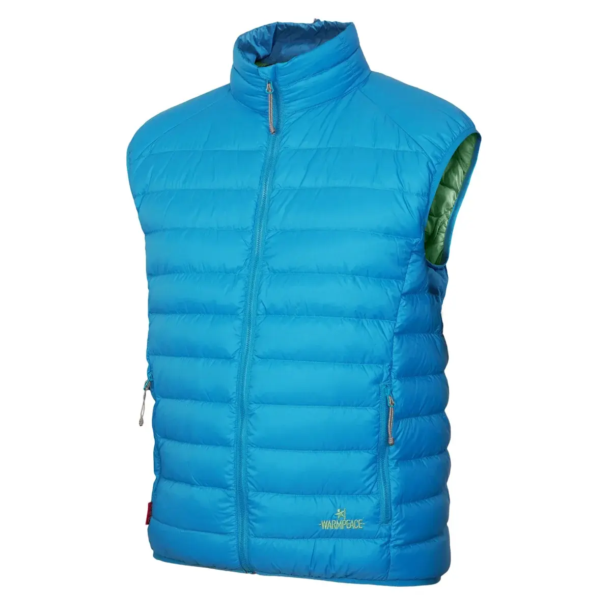 Warmpeace Herren-Daunenweste Warmpeace Drake winter blue/mint
