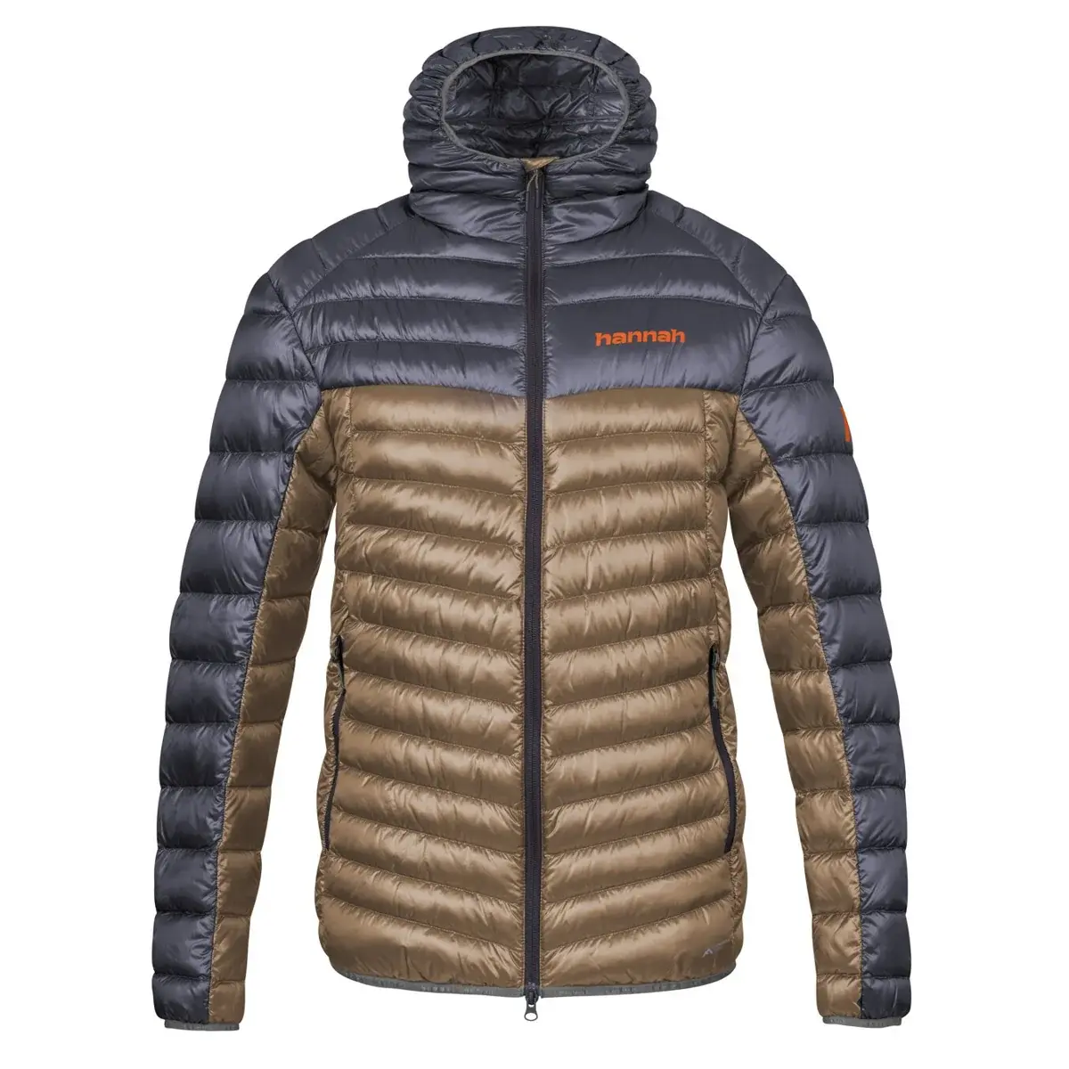 Hannah Herren-Thermo-Wanderjacke Hannah Arden Asphalt/khaki stripe