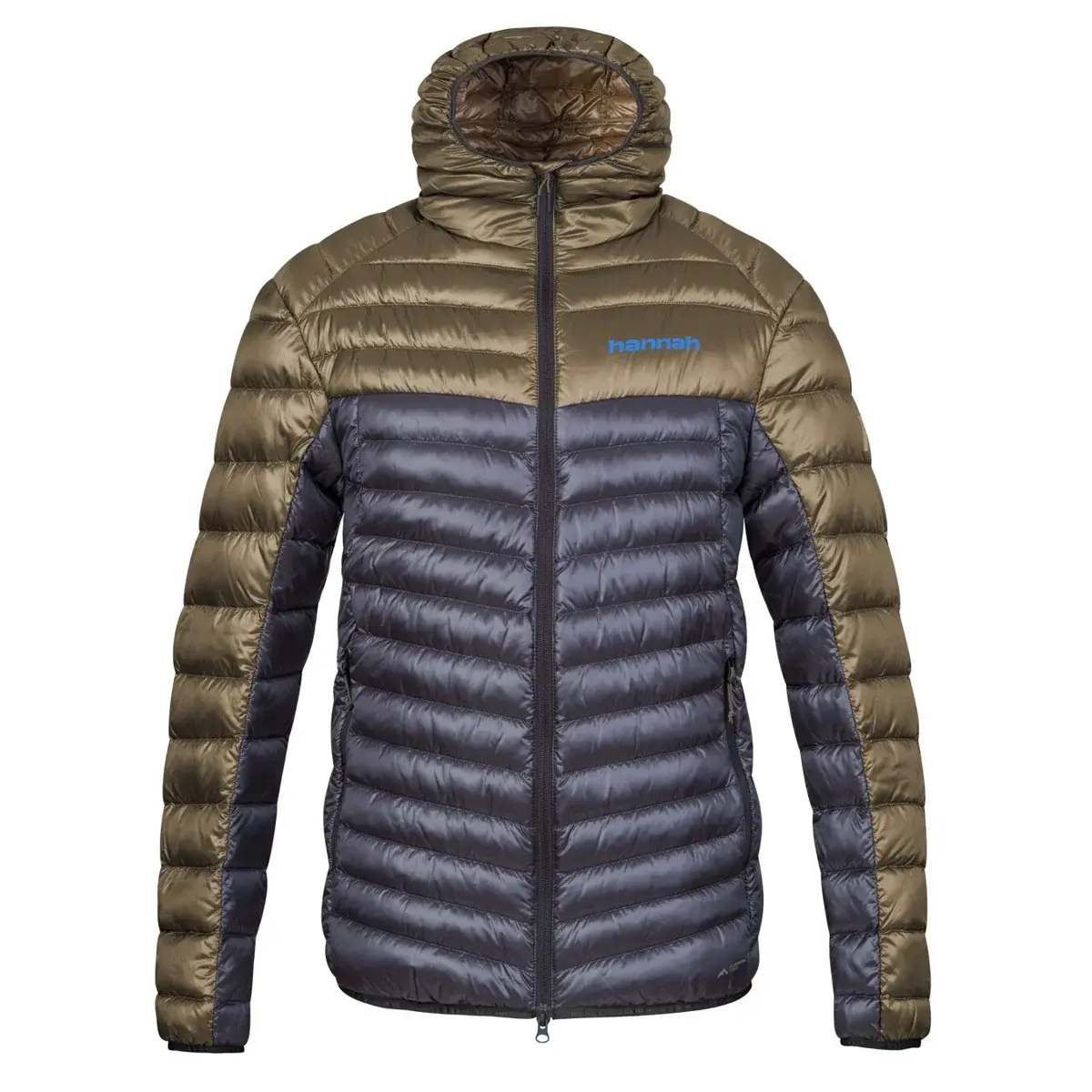 Hannah Herren-Thermo-Wanderjacke Hannah Arden Khaki/asphalt stripe