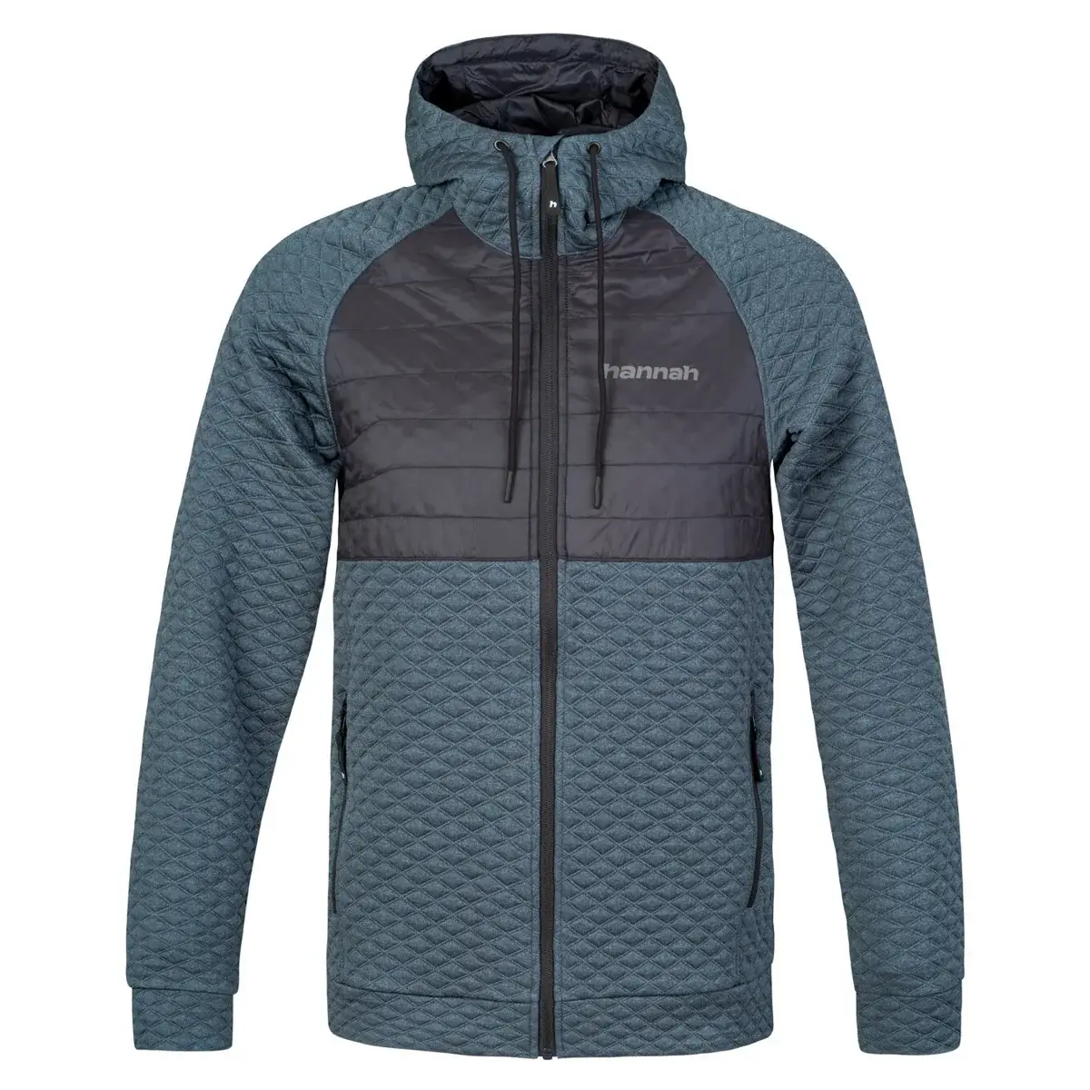 Gefüttertes Herren-Wandersweatshirt Hannah Quil II Orion blue mel/anthracite