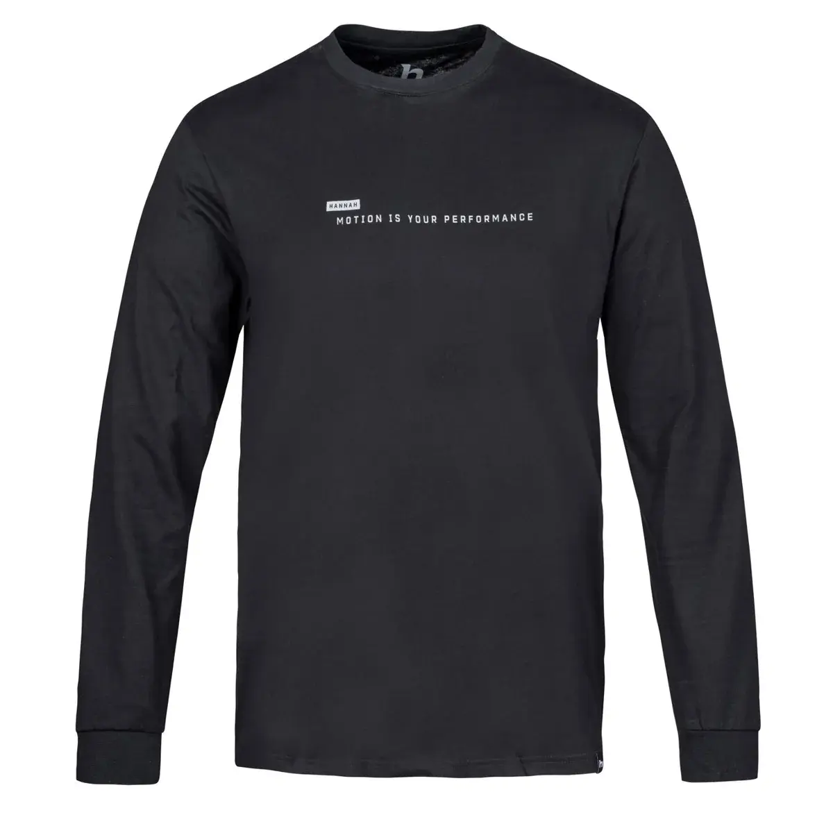 Hannah Herren-Baumwoll-Langarmshirt Hannah Kirk Anthracite
