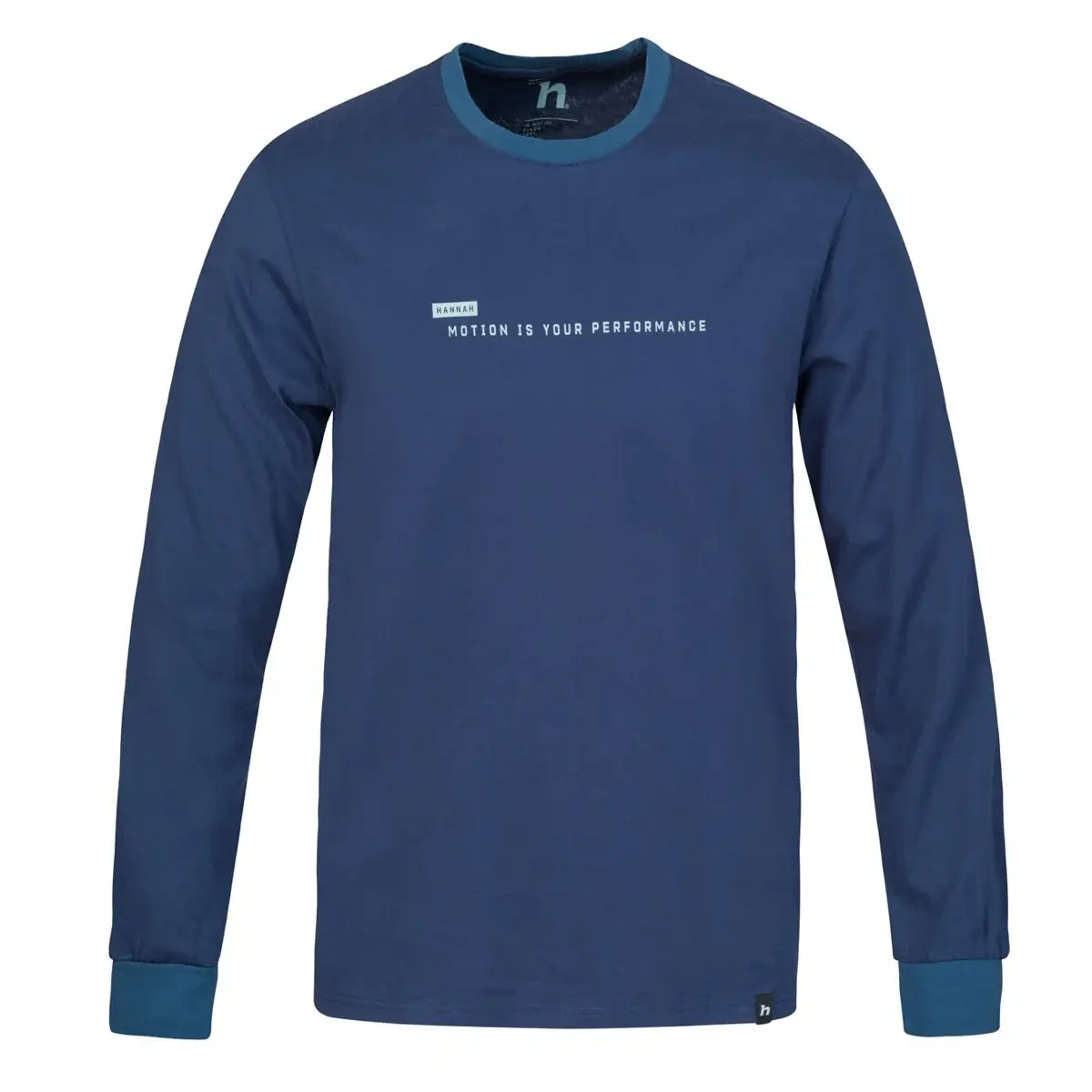 Hannah Herren-Baumwoll-Langarmshirt Hannah Kirk Patriot blue