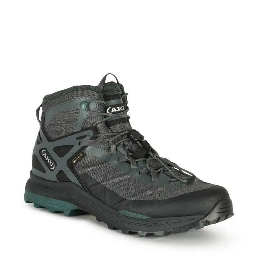Pánské turistické boty AKU Rocket Mid GTX GREY/GREEN