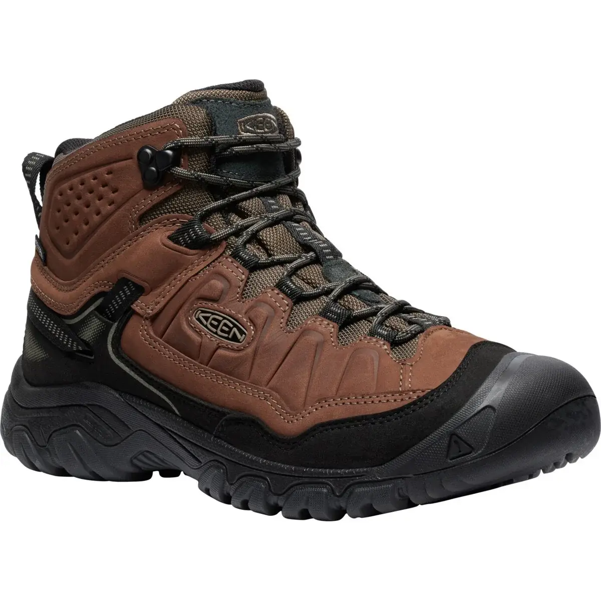 KEEN Herren-Wanderschuhe KEEN Targhee IV Mid WP Men bison/black