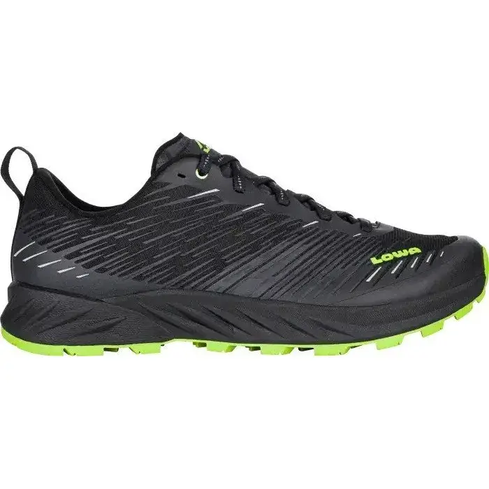 Herren-Trailschuhe Lowa Amplux black/lime