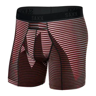 Pánské boxerky SAXX Kinetic Light-Compression Mesh Boxer Brf Optic Mountain-Drk Brick