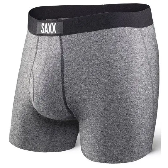 Pánské boxerky SAXX Ultra SSoft Boxer Brief Fly salt & pepper