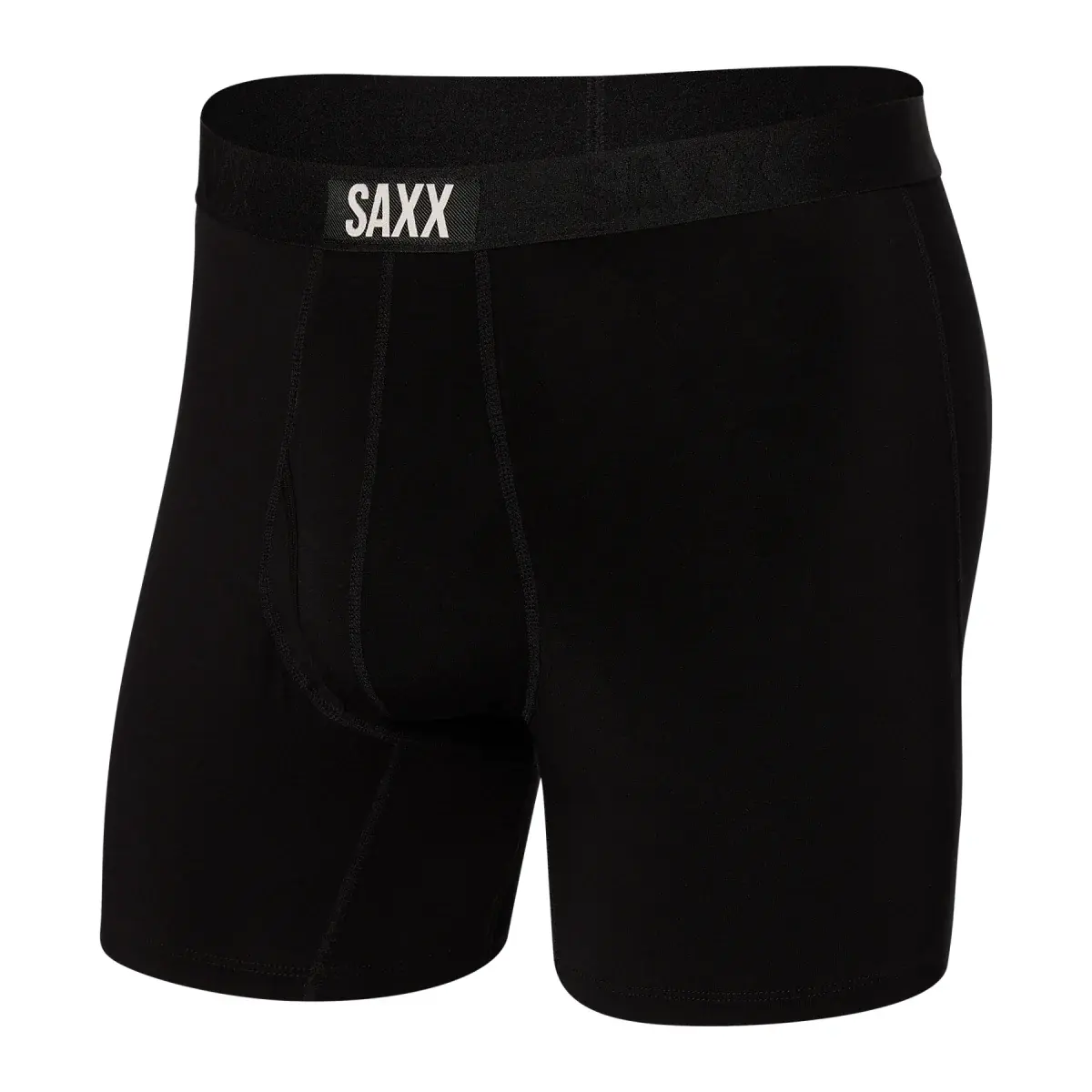 Pánské boxerky SAXX Ultra Super Soft Boxer Brief Fly Black/Black