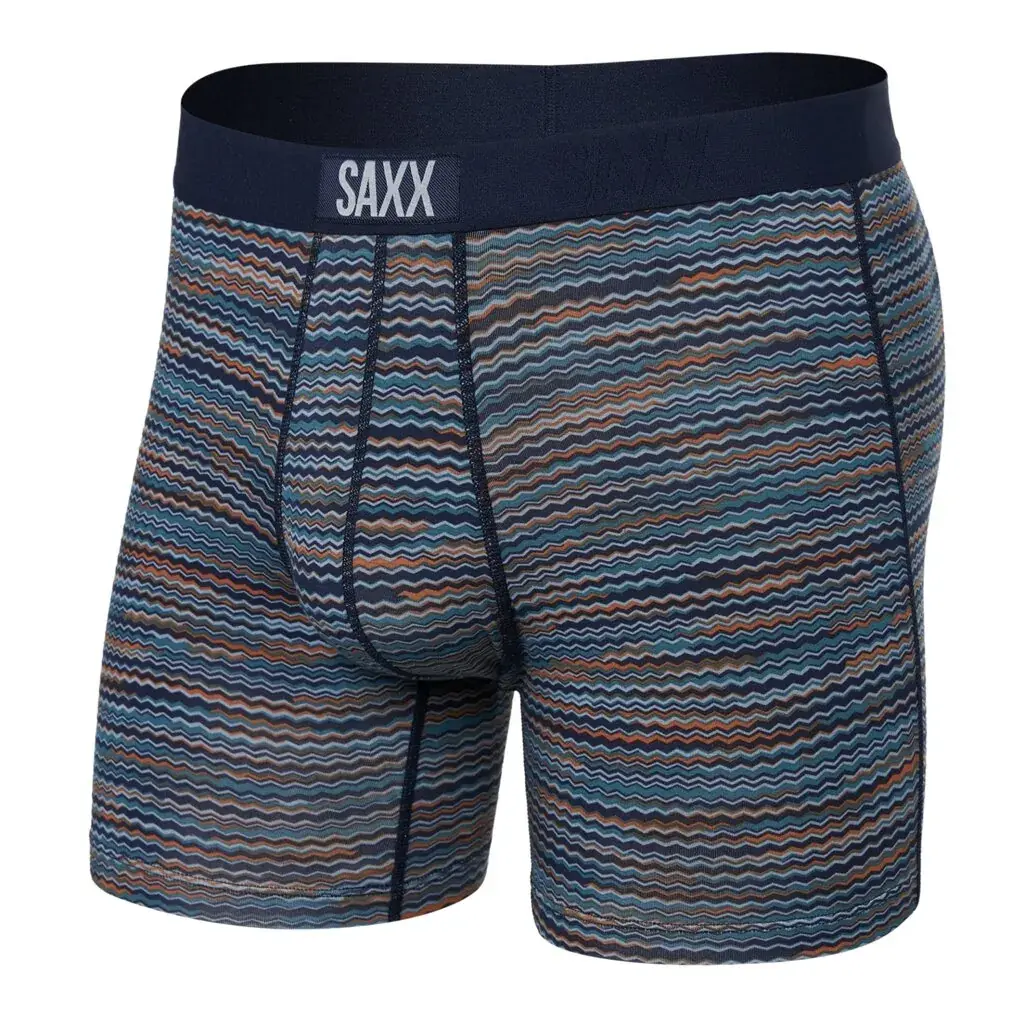 Pánské boxerky SAXX Vibe Super Soft Boxer Brief wavelength spacedye-mrtme