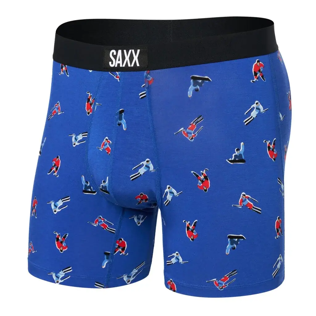 Pánské boxerky SAXX Vibe Super Soft Boxer Brief winter action-sport blue