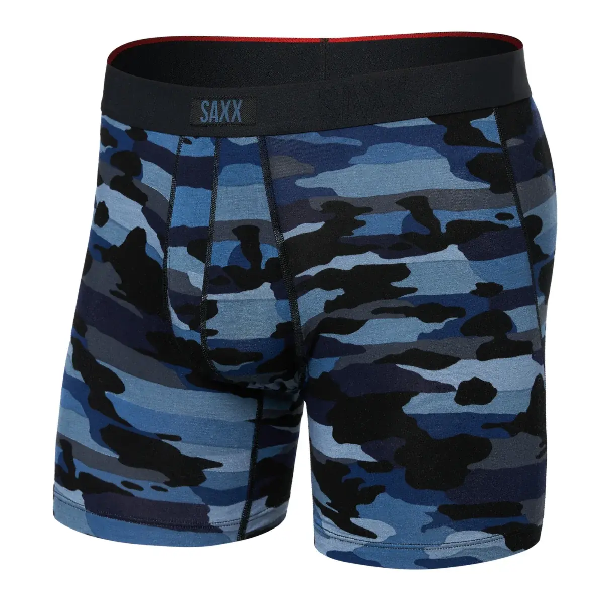 SAXX Herren-Boxershorts SAXX Vibe Xtra Boxer Brief Fly Cloudbank Camo-Navy