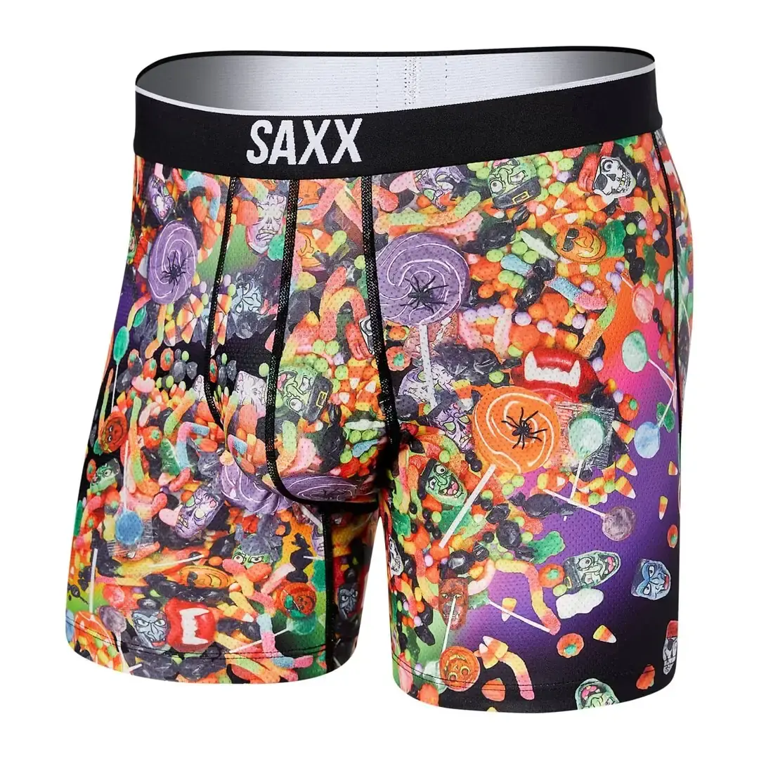Pánské boxerky SAXX Volt Breathable Mesh Boxer Brief economy candy treats
