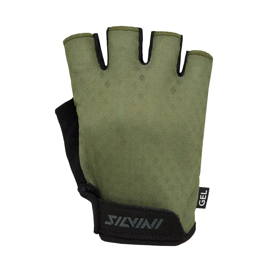 Silvini Herren-Fahrradhandschuhe Silvini Gaiono olive-black