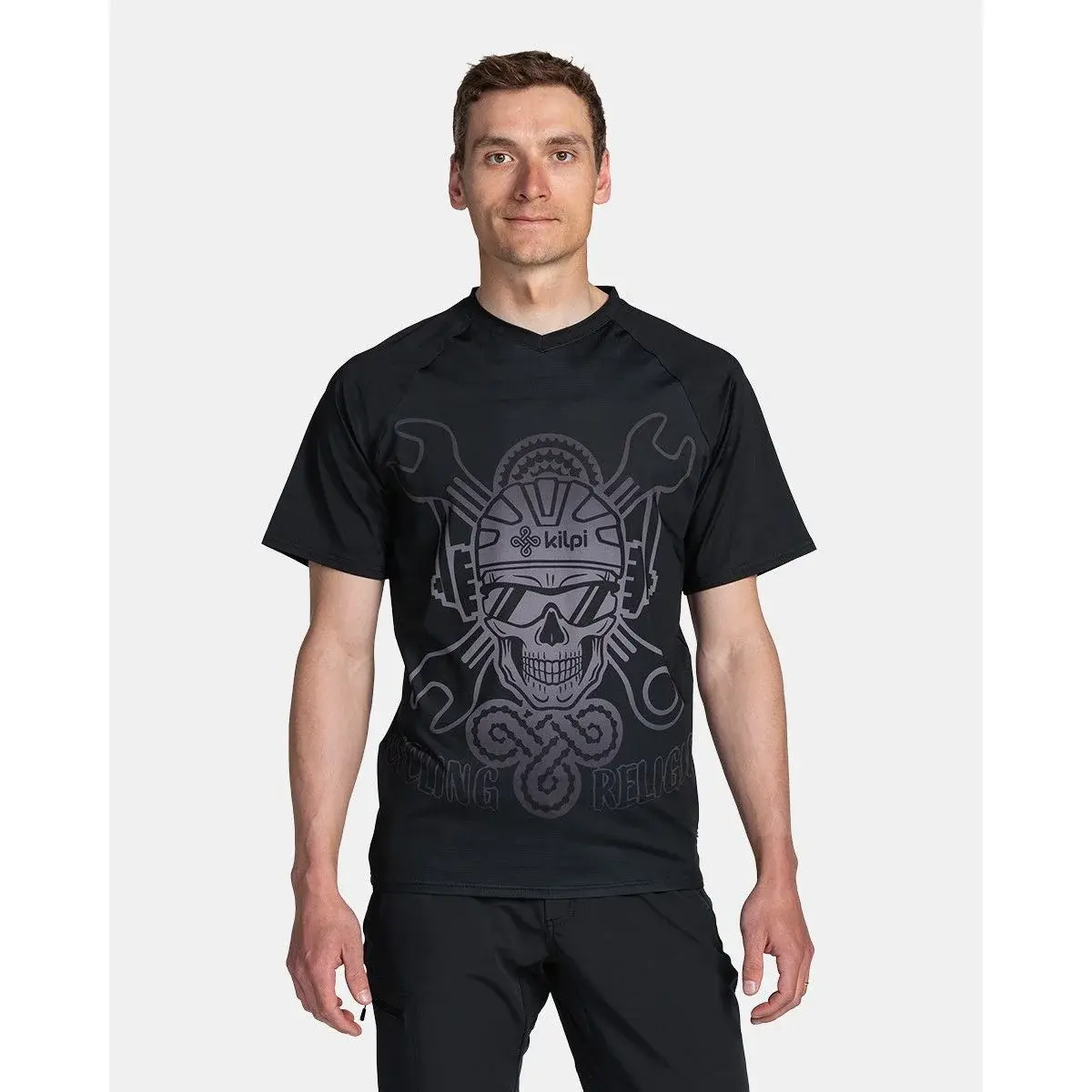 Kilpi Herren-Radtrikot Kilpi Remido-M schwarz