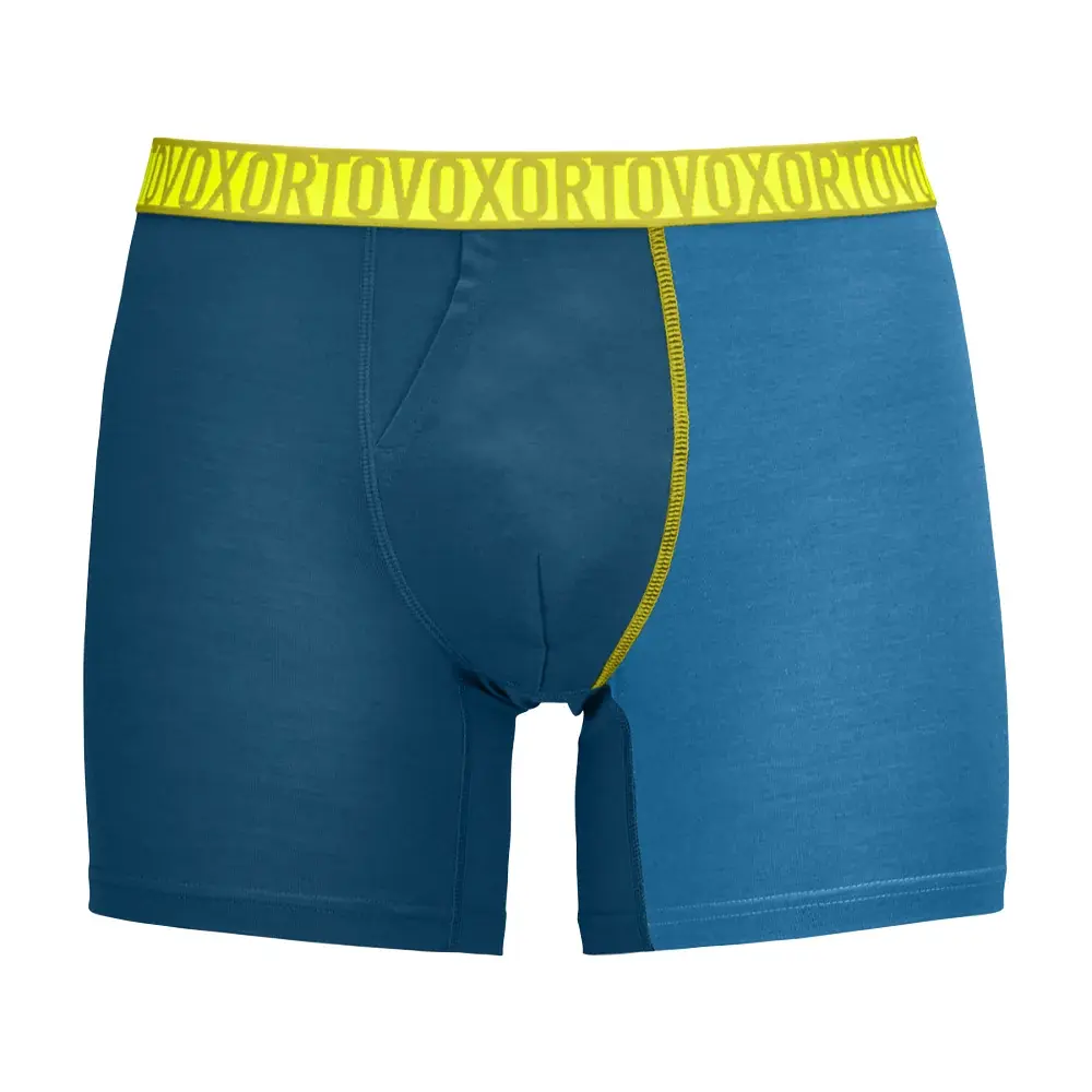 Pánské funkční boxerky Ortovox 150 Essential Boxer Briefs Petrol Blue