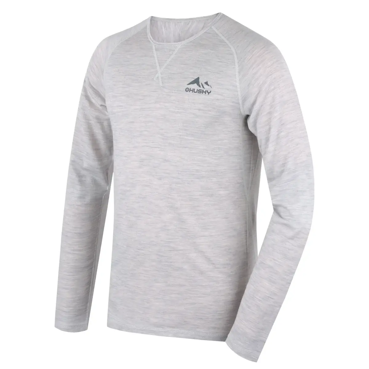 Pánské funkční merino triko Husky Merow M light grey