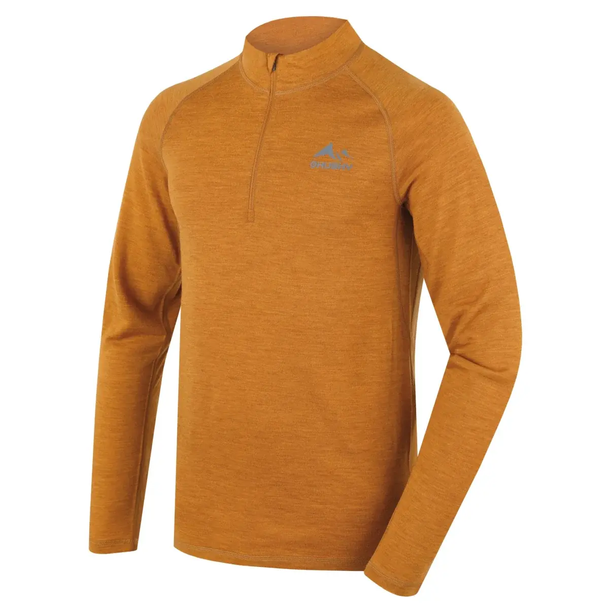 Pánské funkční merino triko Husky Merow Zip M mustard