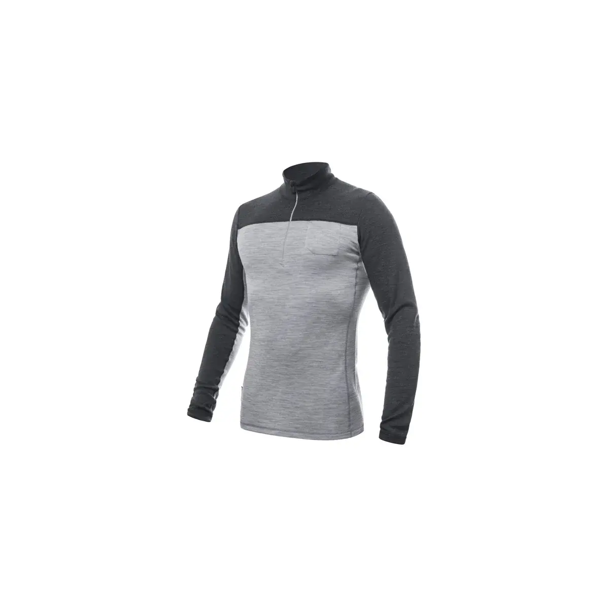 Sensor Herren-Funktions-Langarmshirt Sensor Merino Bold Cool gray/anthracite