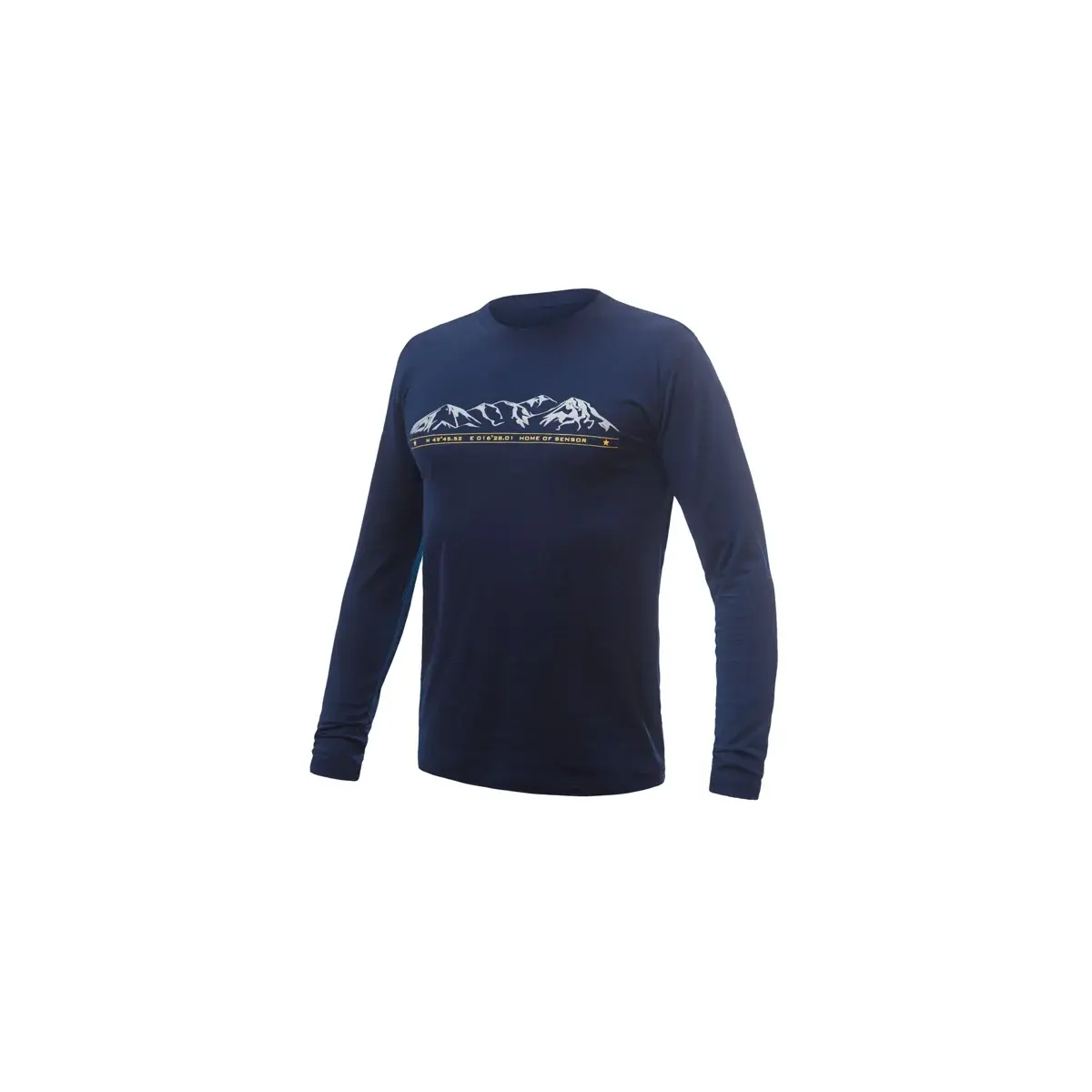 Herren-Funktionsshirt Sensor Merino Active PT Mountains Dunkelblau