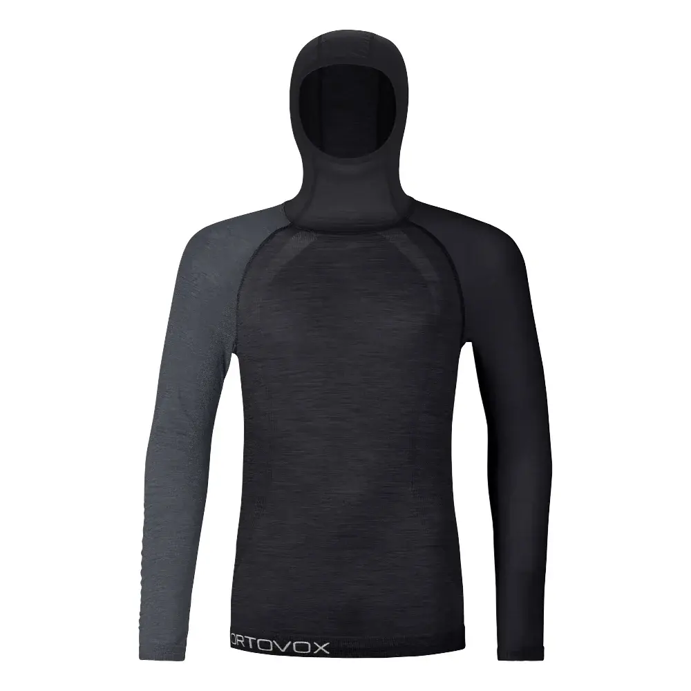 Ortovox Herren-Funktionsshirt Ortovox 120 Competition Light Hoody Black Raven