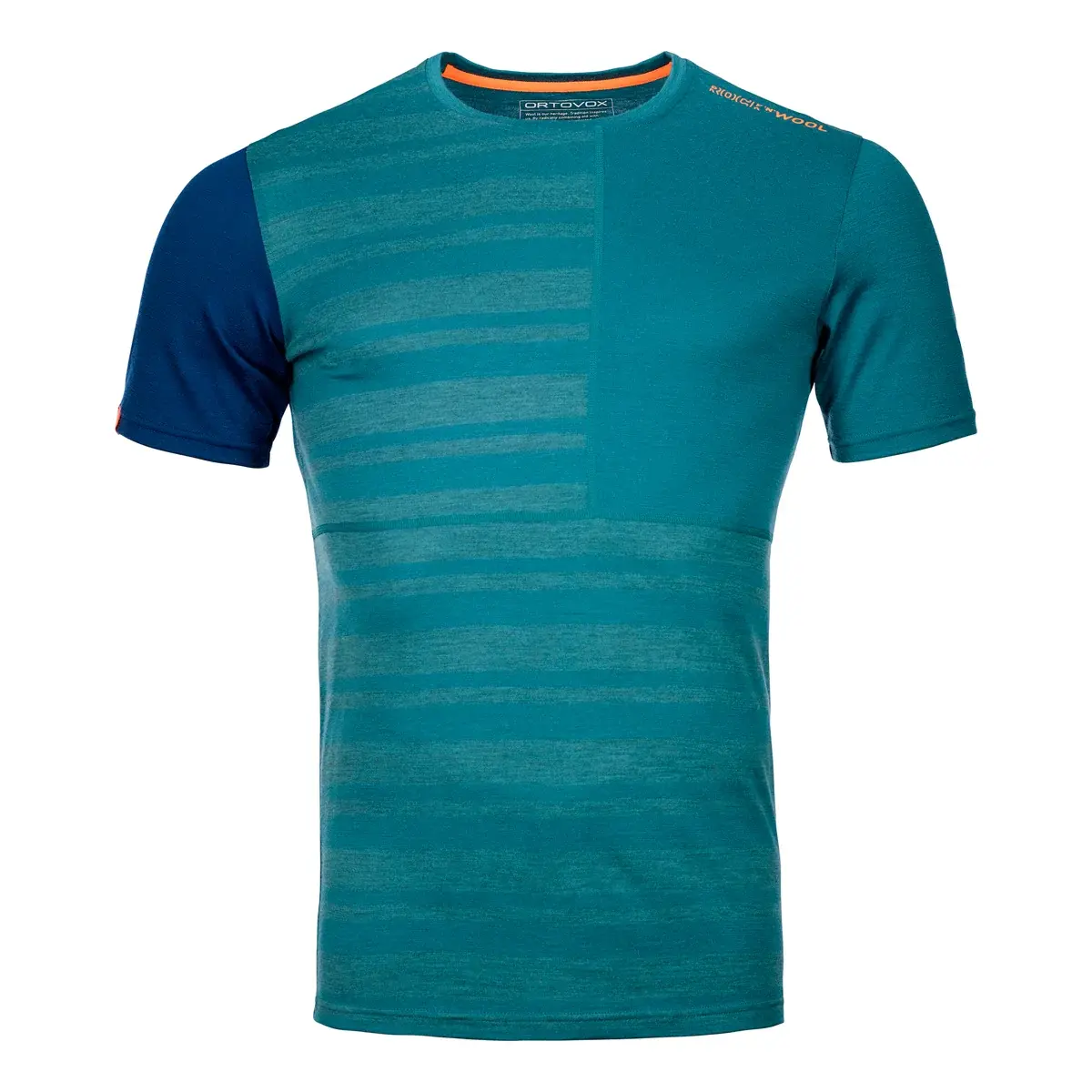 Ortovox Herren-Funktionsshirt Ortovox 185 Rock'n'Wool Short Pacific green
