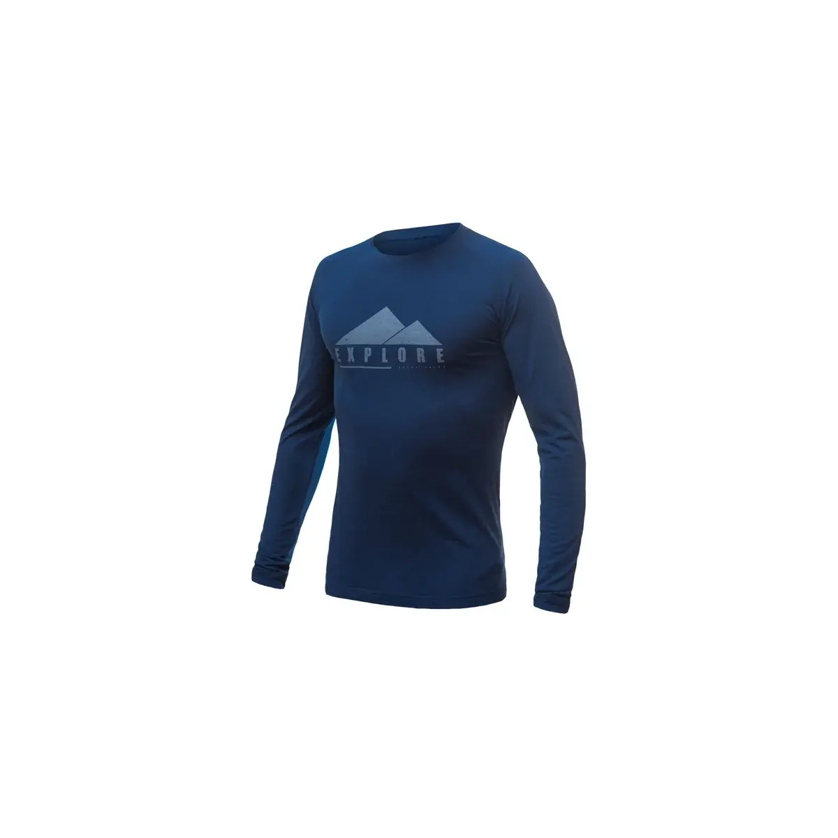 Herren-Funktions-Langarmshirt Sensor Merino Air PT Explore Dunkelblau