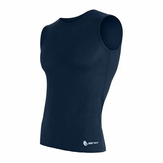 Sensor Ärmelloses Herren-Funktionsshirt Sensor Coolmax Air deep blue