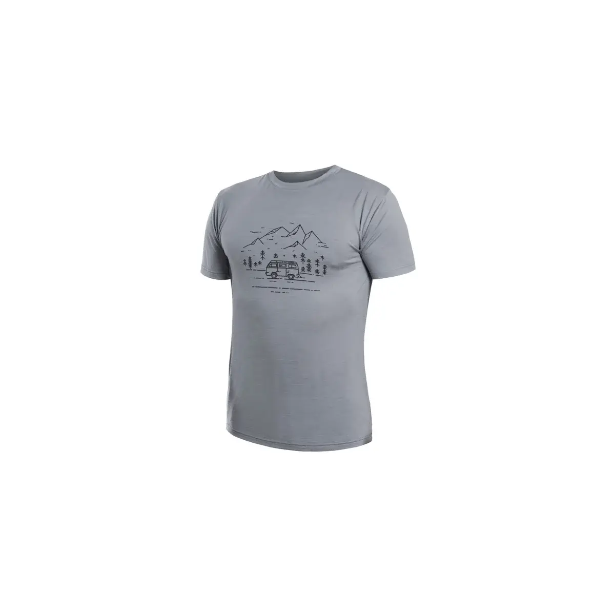 Sensor Herren-Funktionsshirt Sensor Merino Active Grau