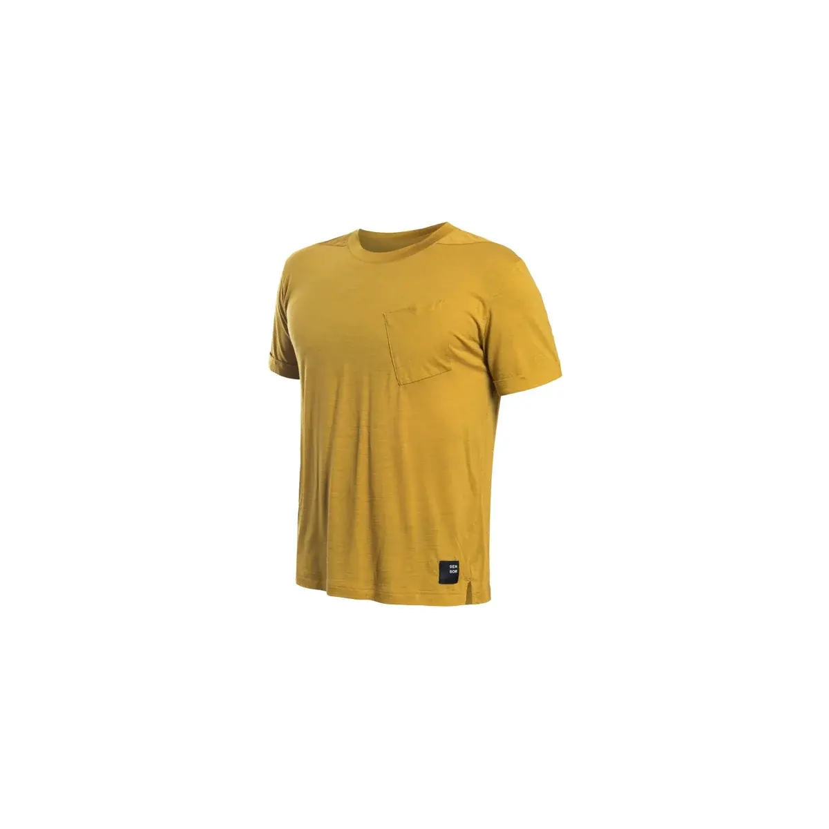 Herren-Funktionsshirt Sensor Merino Air Traveller Mustard