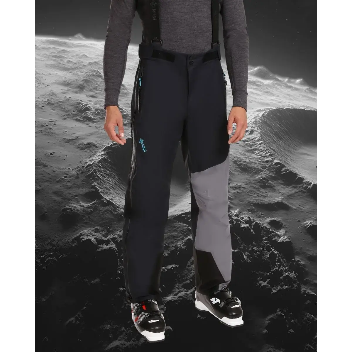 Herren-Hardshellhose Kilpi LTD Cosmo Schwarz