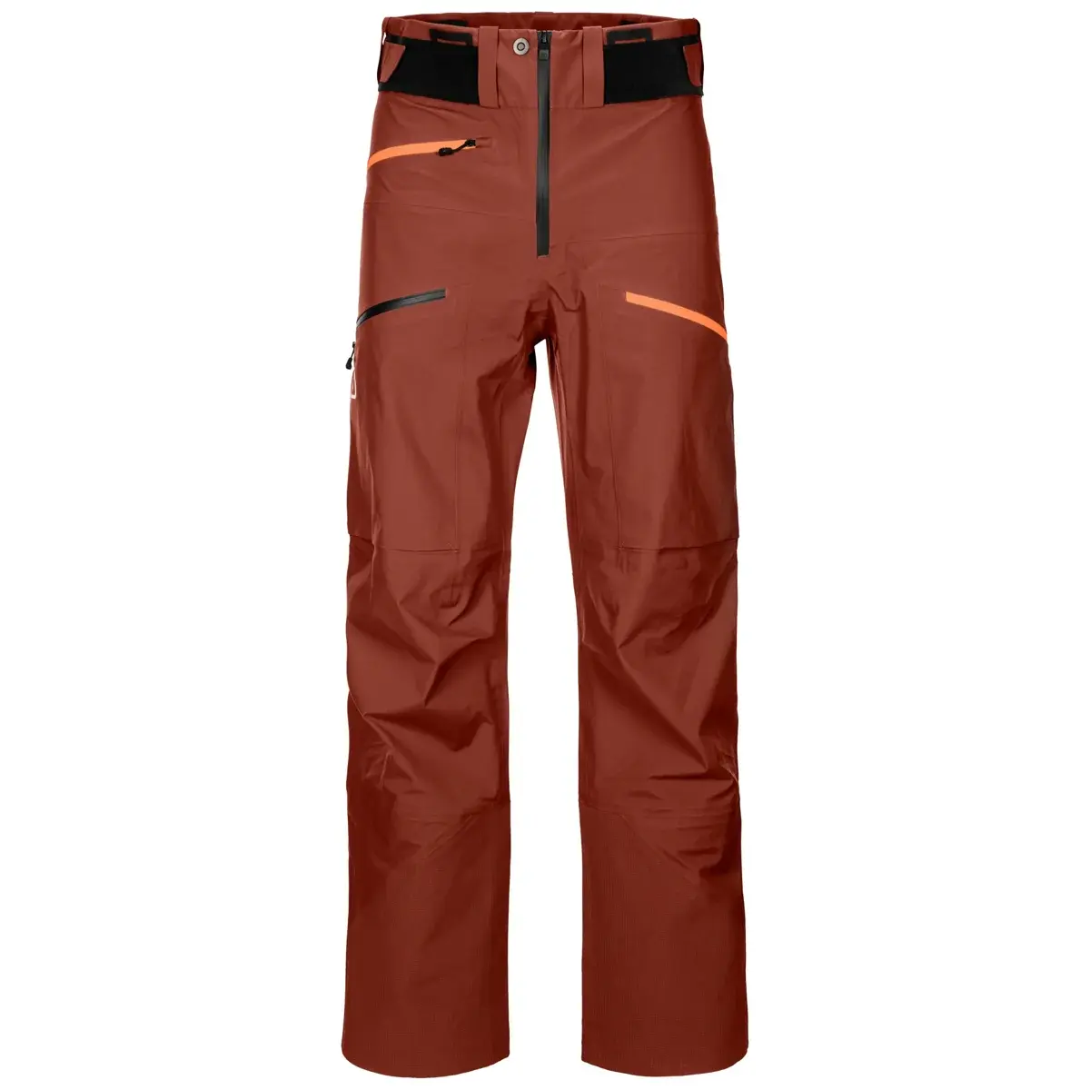 Herren-Freeridehose Ortovox 3L Deep Shell Clay orange