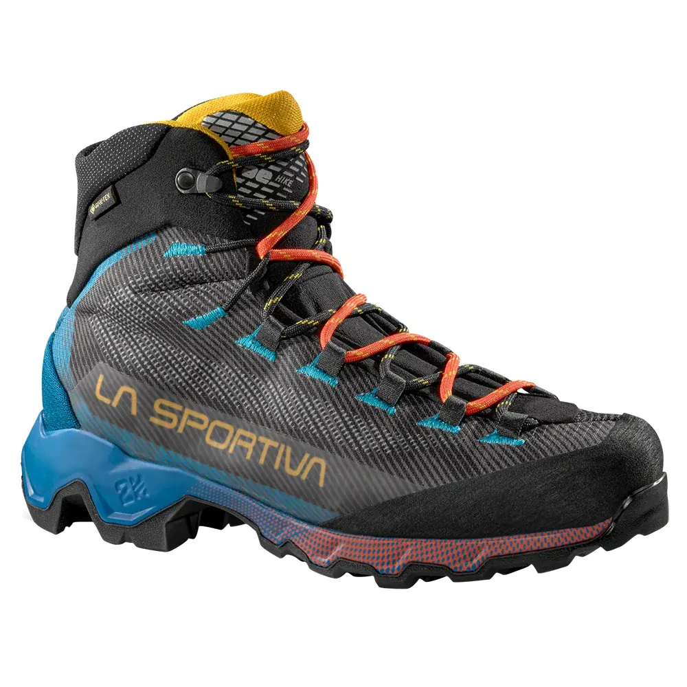 La Sportiva Herren-Wanderstiefel La Sportiva Aequilibrium Hike GTX carbon/tropic blue_g00b14