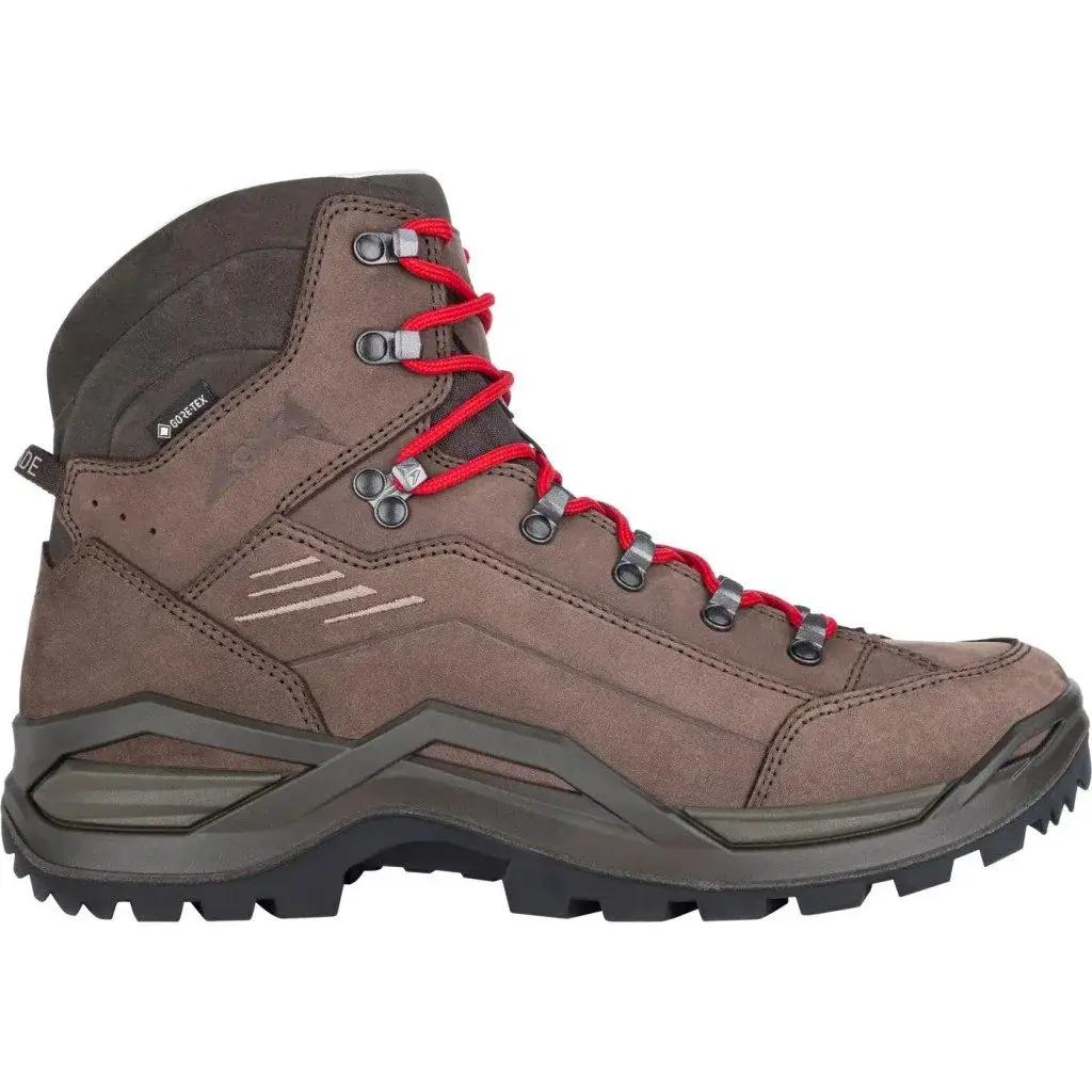 Lowa Herren-Wanderstiefel Lowa RENEGADE 100 GTX MID espresso/red