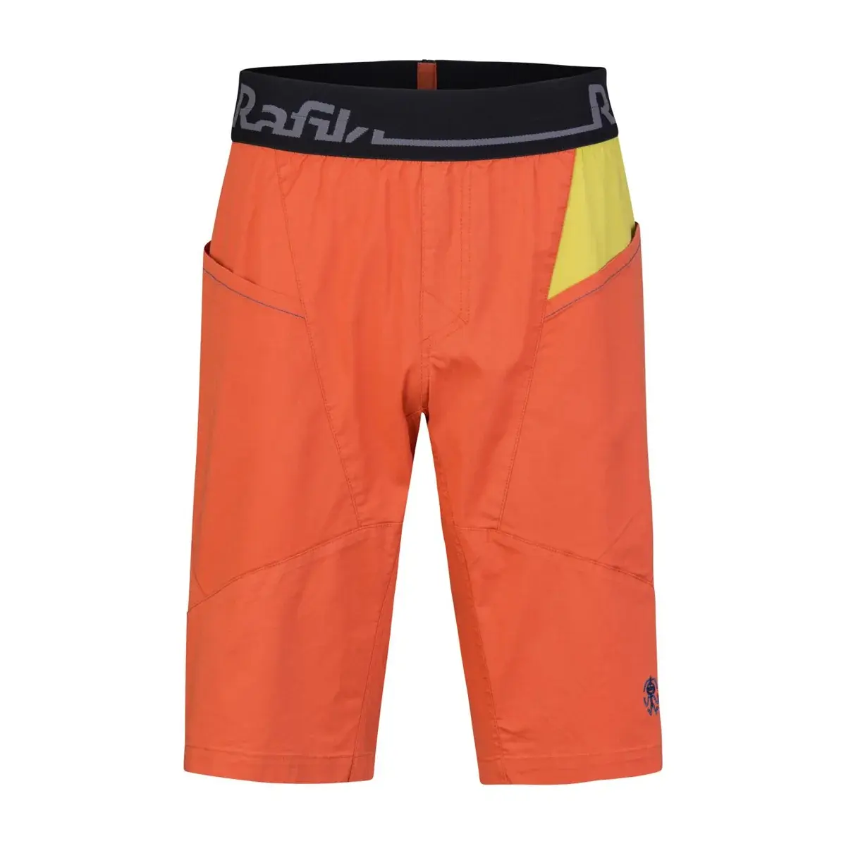Herren-Klettershorts Rafiki Megos red clay/cress