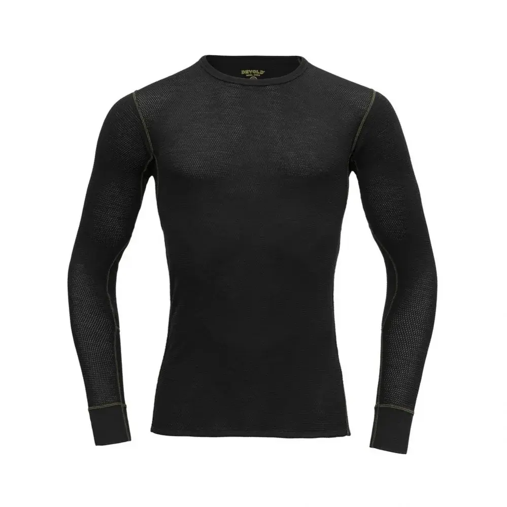 Herren-Merinoshirt Devold Woll Mesh 190 Shirt Man caviar