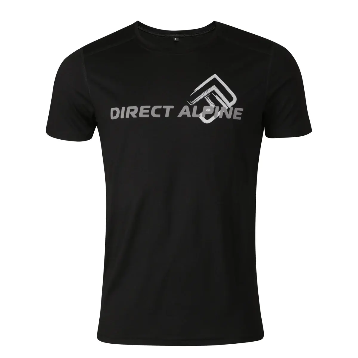 Herren-Merinoshirt Direct Alpine FURRY black (DA large sign)