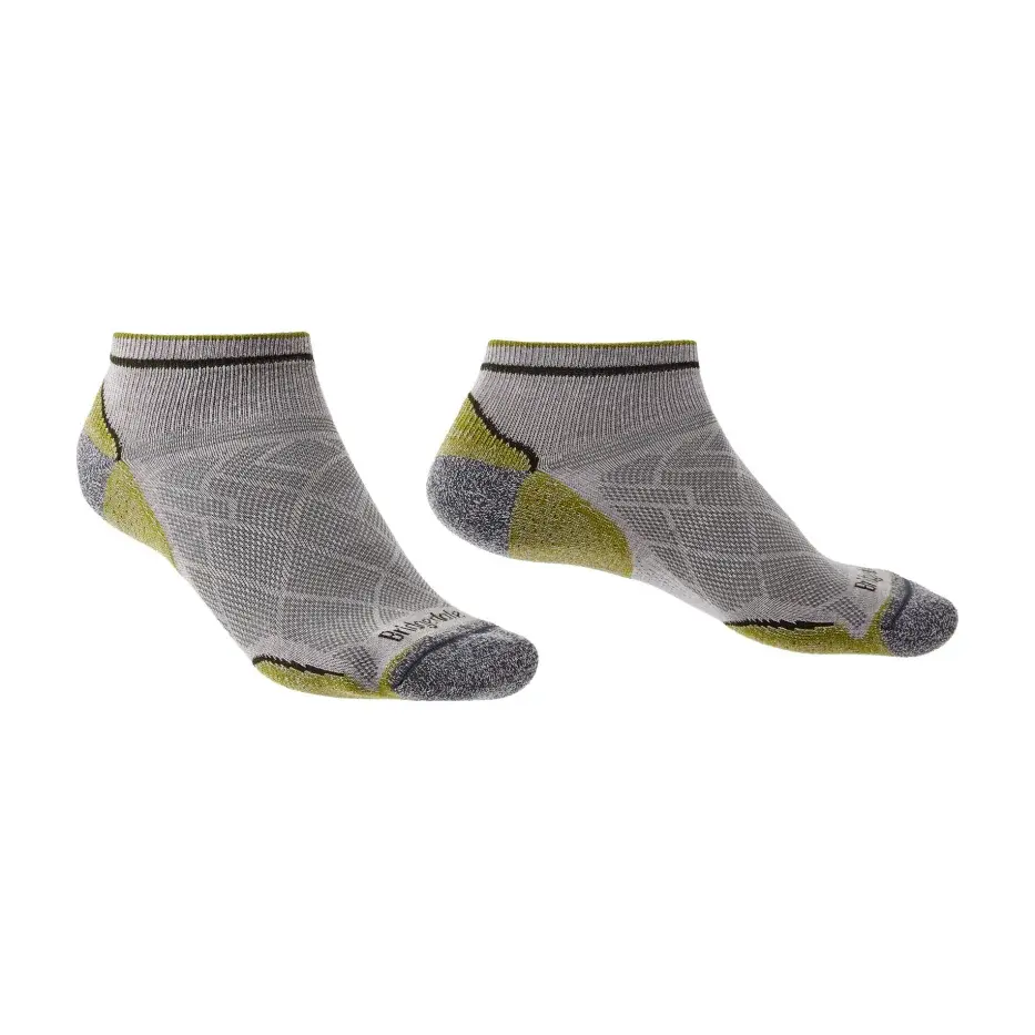 Pánské ponožky Bridgedale Hike UL T2 CP Low grey/green