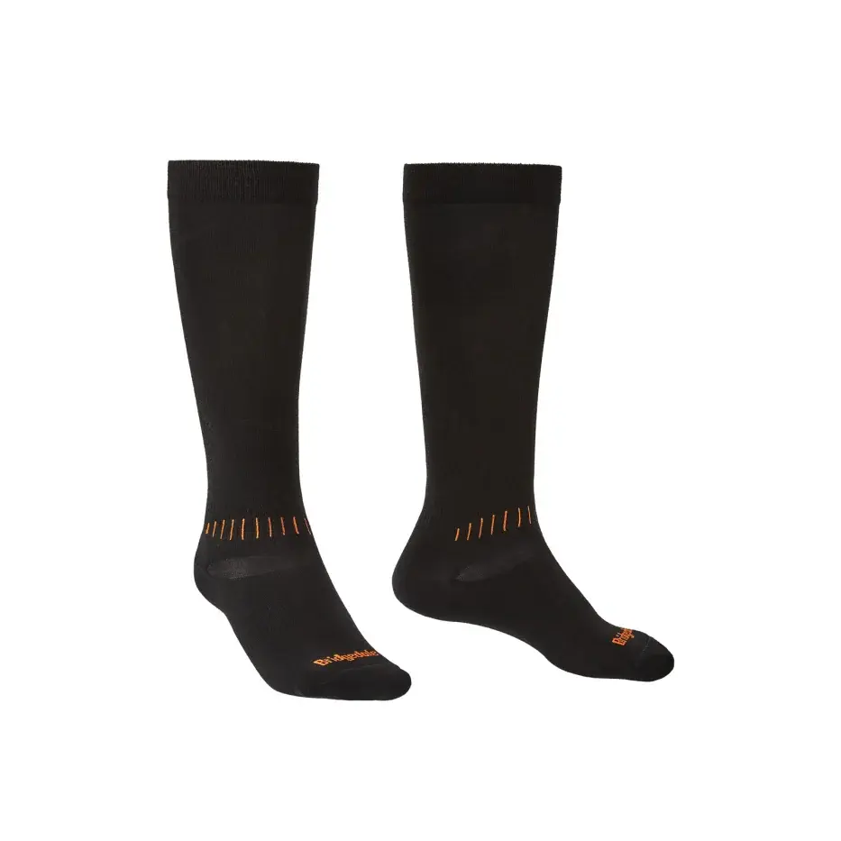 Herrensocken Bridgedale Ski Race black/orange/009