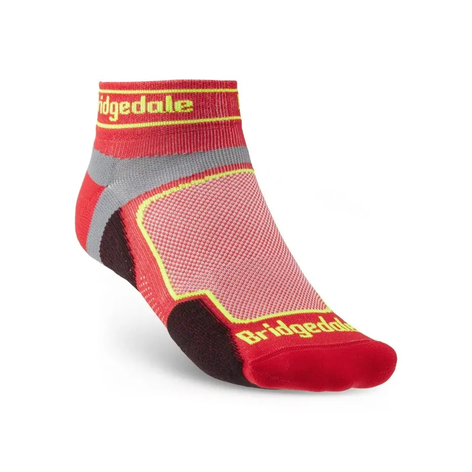 Herren-Laufsocken Bridgedale Trail Run UL T2 CS Low red XL