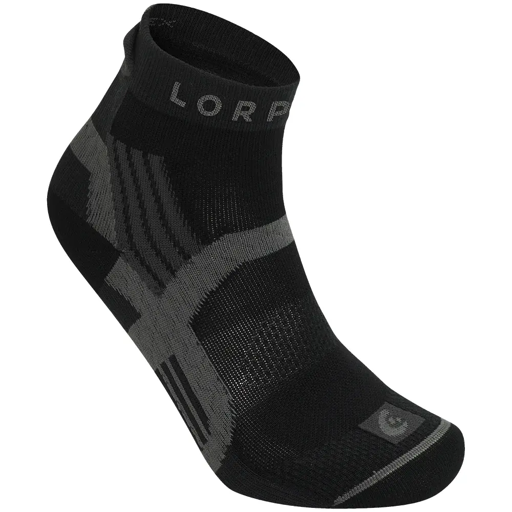 Lorpen Herrensocken Lorpen Trail Running Eco 1887 TOTAL BLACK