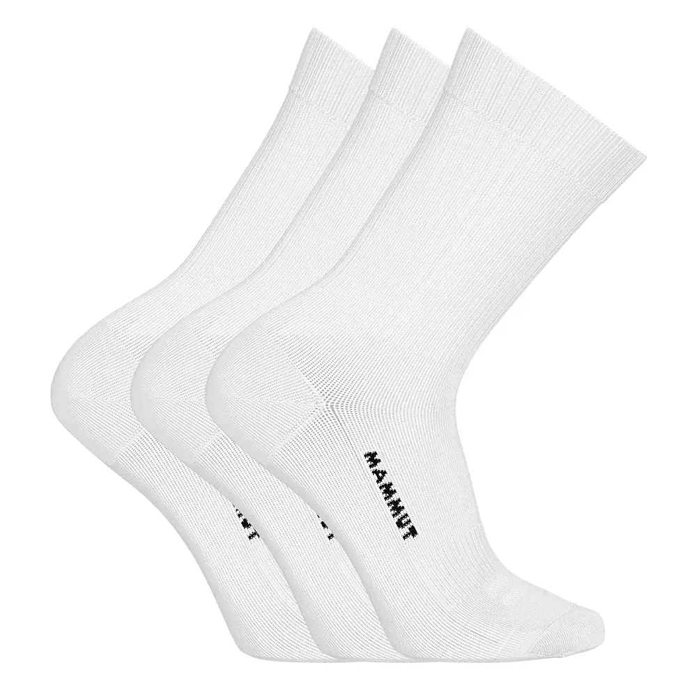 Herrensocken Mammut Everyday Crew Socks 3 Pack white-black