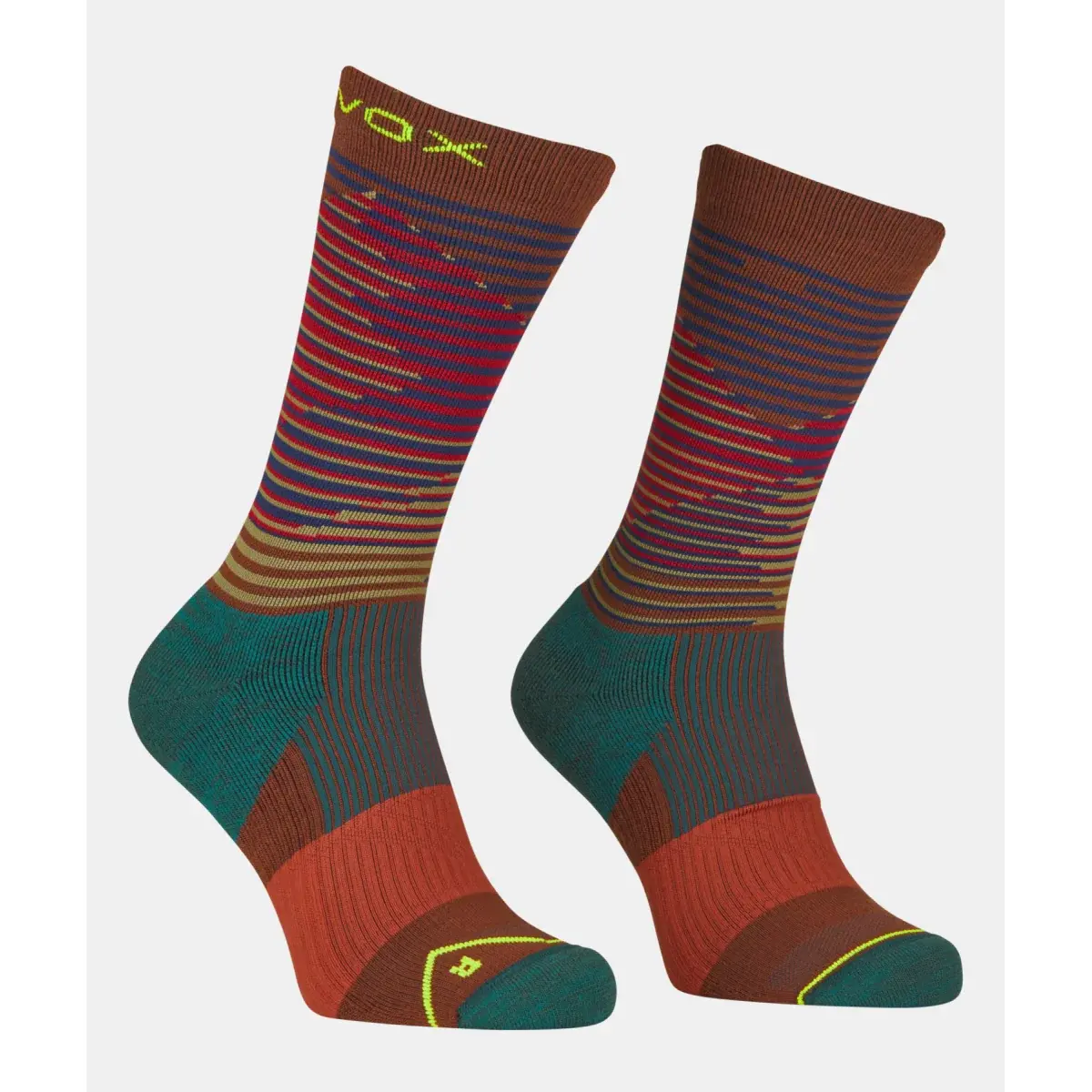 Herrensocken Ortovox All Mountain Mid Socks clay orange