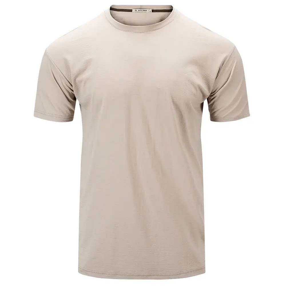 Herren-Thermoshirt Aclima LightWool 180 Classic Tee simply taupe
