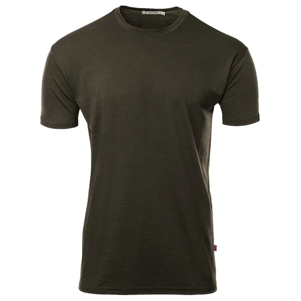 Herren-Thermoshirt Aclima LightWool 180 Classic Tee tarmac