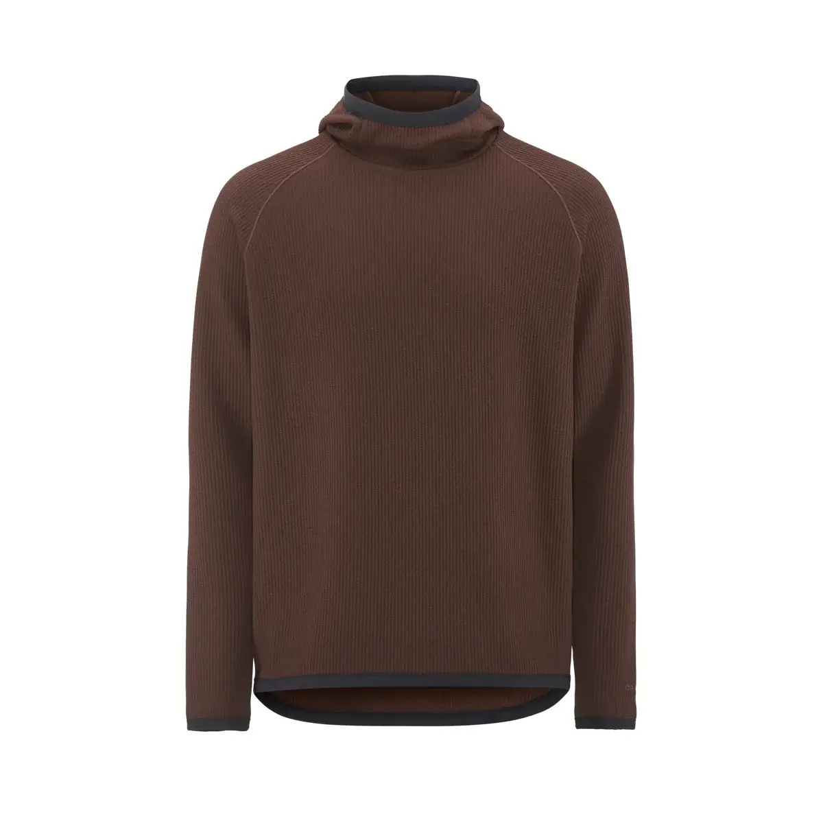 Herren-Thermoshirt Craft Grid Hood braun