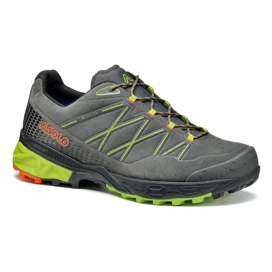 Herren-Trekkingschuhe Asolo Tahoe Lth GTX MM graphite/green lime