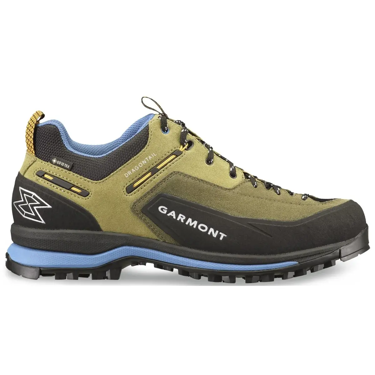Pánské trekové boty Garmont Dragontail Tech GTX olive green/blue