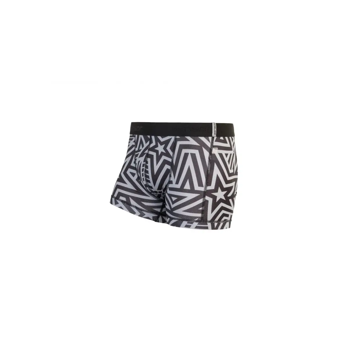 Sensor Herren-Boxershorts Sensor Coolmax Impress schwarz/stars