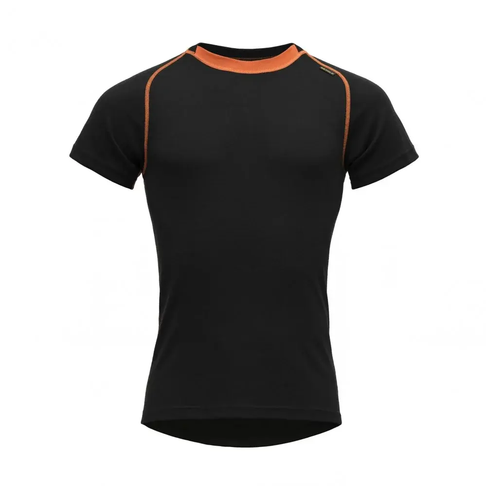 Devold Herren-Funktionsshirt Devold Basic Man T-Shirt Black